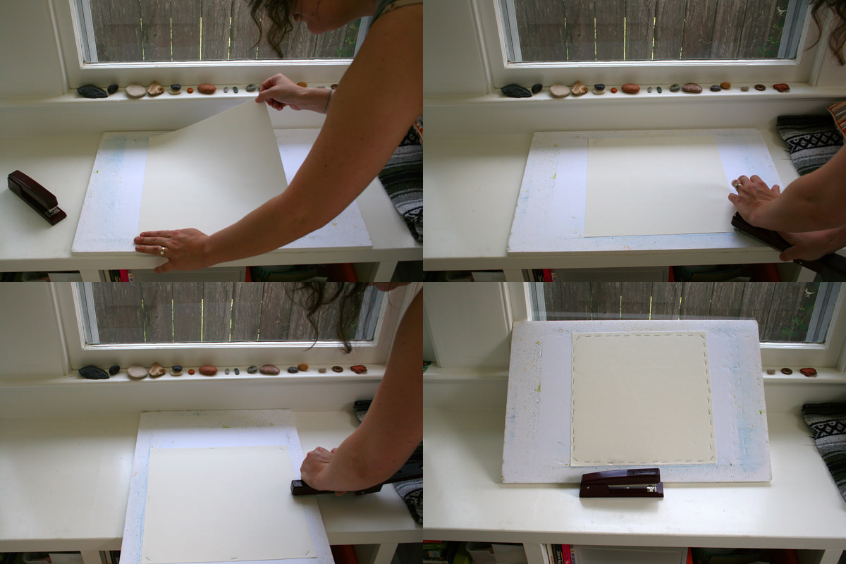 How to Stretch Watercolor Paper PERFECTLY! 